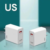Chargeur mural portable USB KeKe-F002 120W QC5.0, entrée rapide EU/US/UK, sortie 12V, protection PC, compatible IOS