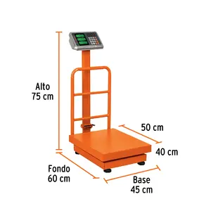 Pèse-personne électronique pliable BOX 1, 200 kg, TRUPER - Product Image 3
