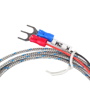PID Temperature <b>Controller</b> 2M <b>Wire</b> 1/2 NPT 1/4 Probe 50mm 100mm 150mm 200mm Thermocouple Stainless Steel Temperature Sensor - Product Image 1