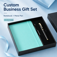 Ensemble de boîtes cadeaux pour carnet A5 personnalisé, cadeaux de bureau et d'affaires avec logo personnalisé, en stock en gros