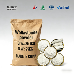 Poudre de wollastonite pour joints en caoutchouc Céramique durable Catalysée industriellement Efficacité énergétique Réduction des déchets - Product Image 1