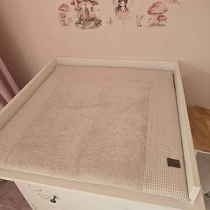 Funda de Algodón Personalizada para Cambiador de Bebé, Color Sólido, Transpirable, Suave, para Recién Nacidos - Product Image 2