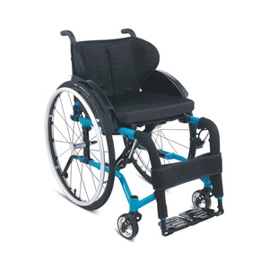 Leichter tragbarer aktiver Aluminium-Rollstuhl manuell starr Freizeit Sport klappbarer Rollstuhl für Behinderte - Product Image 5