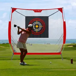Jaring Target Golf bagaimana benar dalam dan luar ruangan jaring latihan Golf pukulan Golf tahan lama jaring ayun mengemudi Golf dengan tas jinjing