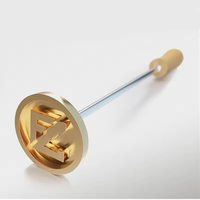 Haute qualité JB5515 cuivre estampage à chaud moule rentable vente chaude pour gâteau marque Logo en laiton motif chauffage