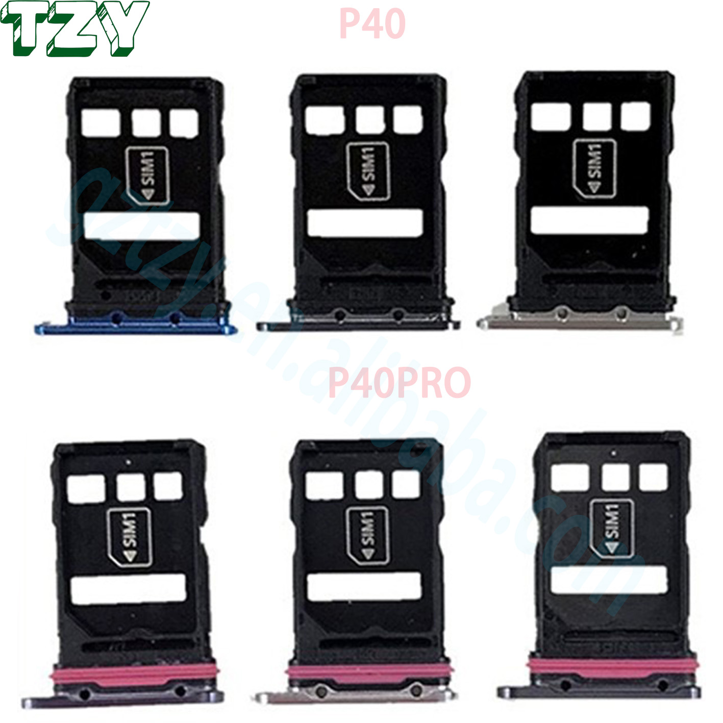 Оптовая цена, запчасти для мобильных телефонов, лоток для Sim-карт Huawei P40 P40PRO