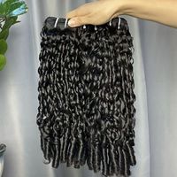 Extensions de cheveux humains vierges vietnamiens non traités, double trame, bouclés style Pixie, 100 % cheveux naturels, fournisseur de cheveux bruts