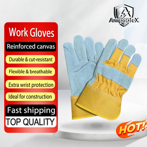 ถุงมือทำงานถักไร้รอยต่อแบบสะท้อนแสง AmpsafeX ขายส่งจากโรงงานโดยตรง |   ถุงมือกันลื่นเคลือบไนไตรล์แบบเรียวขนาด 7 ออนซ์ - Product Image 1