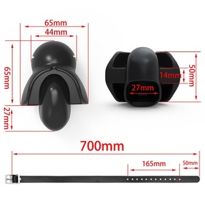 In Silicone morbido Gag Ball giocattoli sessuali a bocca aperta Gag <span class=keywords><strong>BDSM</strong></span> Bondage Bondage palla donna coppie di giochi per adulti sesso accessori erotici imbracatura - Product Image 2