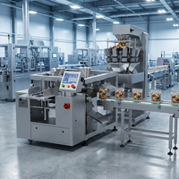 GDS200B-04 Ensacheuse rotative automatique multifonction à servomoteur pour sachets préformés, avec peseuse multicouche pour aliments secs, noix, granulés solides et film papier