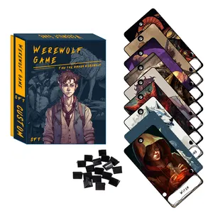 Cartes de jeu de société personnalisées SFT Factory disponibles pour le jeu de cartes Werewolf Killing Cards - Product Image 3