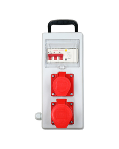 กล่องเต้ารับไฟฟ้าแบบพกพาสามเฟส 16A และ 32A 380-415V สำหรับงานหนัก พร้อมกระเป๋าหิ้วอุตสาหกรรม, กล่องเต้ารับไฟฟ้าแบบพกพา - Product Image 4