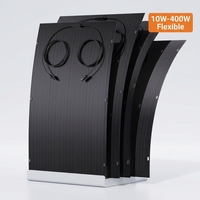 Panneau solaire flexible monocristallin 300W 100W Léger et facile à installer Module PV haute efficacité pour les activités de plein air
