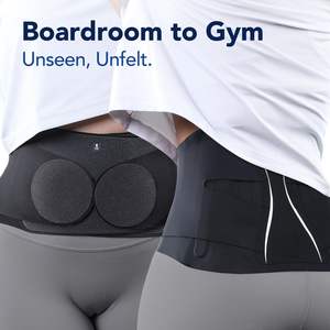 Orthèse de soutien dorsal en néoprène respirant avec caractéristiques antidérapantes Maille de trou lombaire pour hommes et femmes pour le travail et le soulagement de la sciatique - Product Image 4