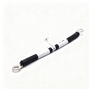 Câble d'alimentation en cuivre étamé à courant élevé avec bornes à double anneau, 600V 125 ° Faisceau de câbles isolés pour applications d'onduleurs - Product Image 3