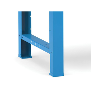 Établi Fami Master 150cm bleu avec plateau en bois et armoire à 4 tiroirs - Product Image 2
