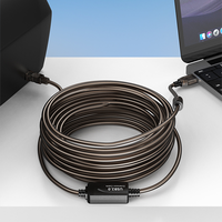 Cordon de scanner d'imprimante USB 2.0 a à B 10M/15M/20M/30M Chargement rapide 3A compatible avec ordinateur et puce de signal iOS incluse
