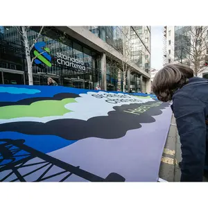 Accessoires personnalisés drapeau du monde, grande bannière de drapeau de foule