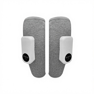 Masseur de pieds, mollets et jambes pour usage domestique avec fonction de minuterie, physiothérapie pour varices, pression d'air, compresse chaude, personnalisation de cadeau - Product Image 1