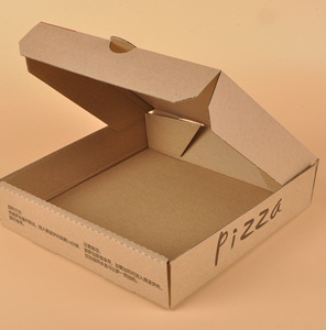 Hot Sale Disposable Pizza Box Embossed Corrugated Board Glossy Lamination Pizza Box