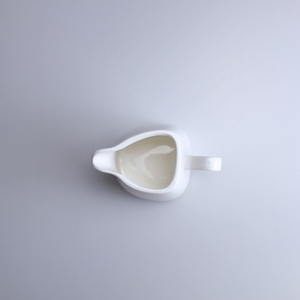 Jarra de Leche de Porcelana Blanca Brillante, Ecológica, Apta para Lavavajillas, con Logotipo OEM, de Guangzhou <span class=keywords><strong>Hefa</strong></span> Supplies Restaurant - Product Image 2