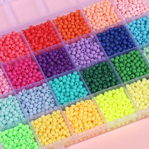 Perle ABS Bianche Pure, Stile Moderno Nuziale, Perline Distanziatrici Rotonde in Plastica per Creazione Gioielli Fai da Te, Forniture per Penne Decorabili, Lotto - Product Image 5