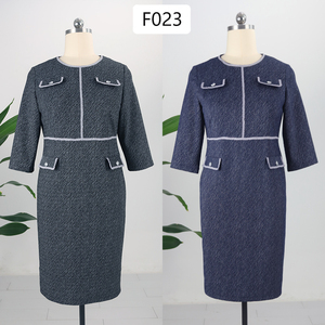 Trajes de Oficina de Diseño Moderno con Líneas Negras para Mujer, Conjuntos de Ropa para Mujer Talla Grande, Traje de Iglesia para Dama - Product Image 2