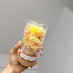 Manufacturers Wholesale Wishing Bottle <strong>Dried</strong> <strong>Flowers</strong> Eternal Life Bouquet <strong>Mini</strong> Glass Cover Cork Wedding Mother's Day Halloween - Product Image 6