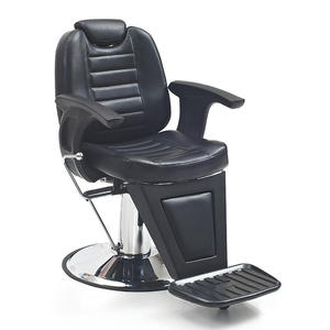 Chaise de barbier classique, économique, à base métallique réversible, couleur personnalisable, pour salon de coiffure - Product Image 1
