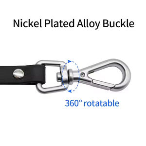 Wholesale Custom PVC <b>Dog</b> Lead <b>Leash</b> with Snap Hook Eco-Friendly Size Luxury Decorated Rivet Custom Color - Product Image 3