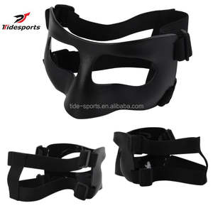 Protezione per il viso per basket e Karate, protezione per il viso sportiva e protezione per il naso nera opaca, protezione per il naso trasparente da calcio - Product Image 6