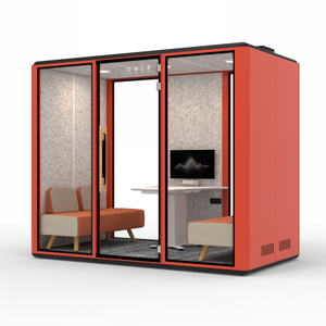 Open Office Pod soluzione di stoccaggio insonorizzata per casa Villa interna soggiorno in alluminio cabina telefonica Hotel ospedale scuola centro commerciale - Product Image 1