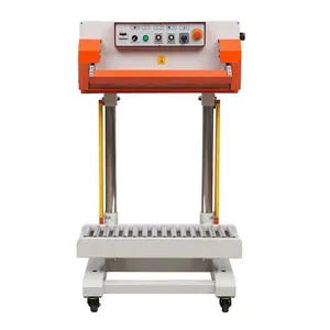 50kg Maximum Load Plastic Bag Pneumatic Vertical Sealing Machine Continuous Band Sealer Machine