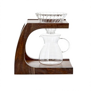 Support en bois écologique réutilisable pour cafetière et théière à filtre pour le brassage par infusion - Product Image 2