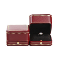 Support Body High End Vitrine Marke Big Vintage Small Trinket Ohrring Großhandel Leder Nachhaltige Schmuck verpackung