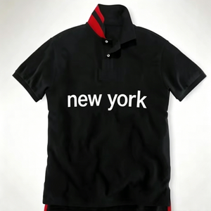 <span class=keywords><strong>Camiseta</strong></span> Casual Unisex Premium Personalizada de Punto con Logotipo Frontal, 100% Algodón Transpirable, Bordada, de Manga Corta y Diseño de Color Sólido - Product Image 4