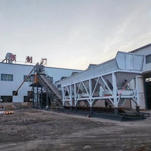 Mélange <span class=keywords><strong>de</strong></span> bain Readymix RMC Ciment stationnaire préfabriqué Coût du projet HZS60 Centrale à béton - Product Image 2