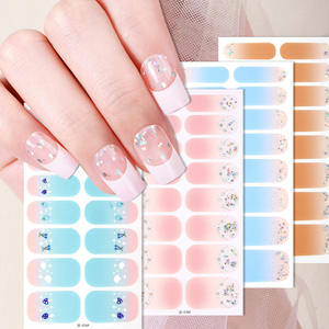 Autocollants 3D japonais coréens pour ongles, plastique imperméable, design <span class=keywords><strong>français</strong></span>, dessin animé d'<span class=keywords><strong>amour</strong></span>, petit film polonais - Product Image 1