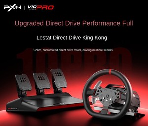 Volant de jeu de simulation de course <span class=keywords><strong>PXN</strong></span> <span class=keywords><strong>V10</strong></span> 3 en 1 avec retour de force pour PS4 - Product Image 5