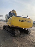 Excavadora de Cadenas Usada de Alta Calidad, Sumitomo SH200-5, 20 Toneladas, Excavadora Hidráulica con Motor, Bomba y Cucharón de 0.8m de Capacidad, en Venta