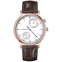 Montre mécanique unique avec mouvement innovant de boîtier de vitesses, mouvement de boîtier de vitesses exquis et durable, montre de poche moderne à boîtier de vitesses