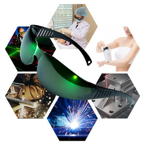 Occhiali di Sicurezza per Incisione Laser IPL 200-480nm 750-2000nm, Montatura in Plastica PC, Protezione OD3+, Design Senza Montatura, Logo Personalizzabile - Product Image 6