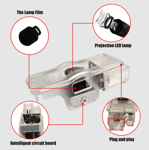 2 Pezzi Luce di Benvenuto LED per Portiera <span class=keywords><strong>Auto</strong></span>, Proiettore Laser per <span class=keywords><strong>Peugeot</strong></span> RCZ 2011-2014 206 207 806 807 208 3008 307 508 408 306 406 <span class=keywords><strong>2008</strong></span> - Product Image 4