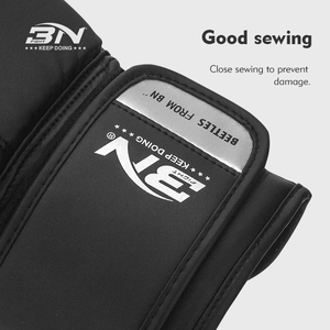 Guantoni da Boxe BN in Pelle PU Traspirante, Guanti MMA Professionali per Allenamento, per Donne, Uomini e Adulti - Product Image 6