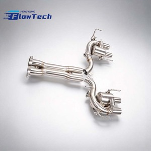 Système d'échappement Catback FlowTech SS304 Valvetronic avec X-Pipe pour Ferrari F12 Berlinetta 6.3L V12 2012-2017 – Fixation directe par boulons - Product Image 2
