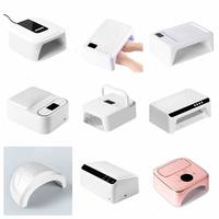 Lampe à ongles numérique à affichage LED, rechargeable par USB, avec coussin en PU, séchoir rapide pour gels UV, idéale pour salon professionnel