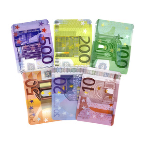 ถุงฟิล์มโพลีเอสเตอร์1G 3.5g ป้องกันกลิ่นมีซิปล็อกสำหรับธนบัตรธนบัตรใบเงินแบบสั่งทำ - Product Image 4