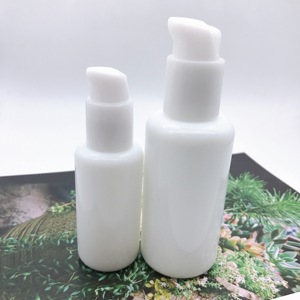 Alta calidad bomba de vidrio blanco cara de la botella de la loción 50Ml botella de vidrio de 100Ml - Product Image 1