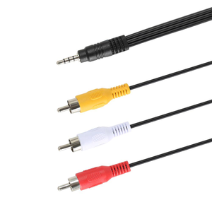 สายสัญญาณเสียงและวิดีโอแบบเร็ว 6/7/8 สาย รุ่น Gold พร้อมหัวต่ออะแดปเตอร์ PVC ลดเสียงรบกวนต่ำมาก สำหรับลำโพงยุโรป โฮมเธียเตอร์ กล้อง HD - Product Image 1
