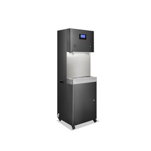 Distributeur d'eau électrique commercial Foodsense en acier inoxydable 220V de qualité alimentaire <span class=keywords><strong>35L</strong></span> à 2 robinets noir certifié CE avec ébullition progressionnelle - Product Image 5